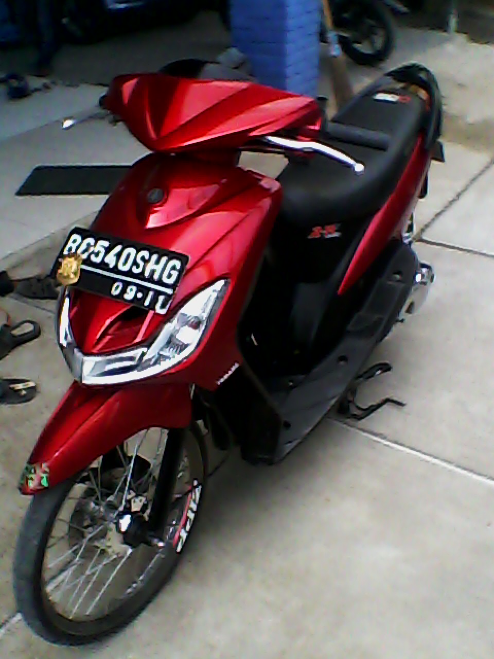 Top modifikasi mio 2010 merah