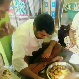 Surya recently at temple pics images