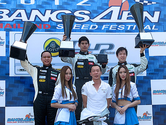 ผลการ แข่งรถ lotus cup thailand 2012