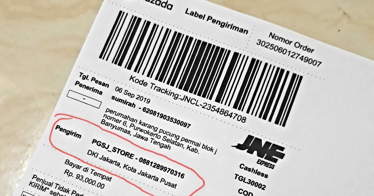Cara Menyembunyikan Alamat Toko Seller Di Kertas Label ...
