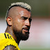 Após multa, Vidal manda recado a torcida do Flamengo 