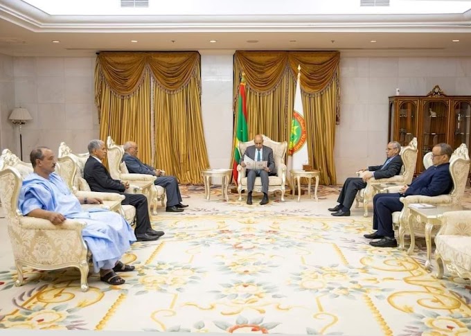 Enviado Especial del presidente saharaui recibido en Nuakchot por el presidente de Mauritania