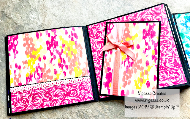 Nigezza Creates. Stampin' Up!® Garden Impressions Mini Album Part 3: Photo Mats & Pocket Inserts