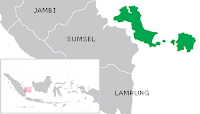 Peta wilayah Provinsi Kepulauan Bangka Belitung