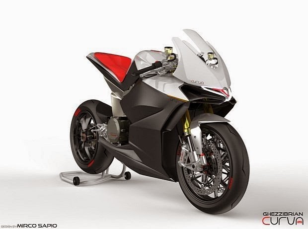 Gambar Curva 1190, Modifikasi Futuristik Ducati 1199 Panigale