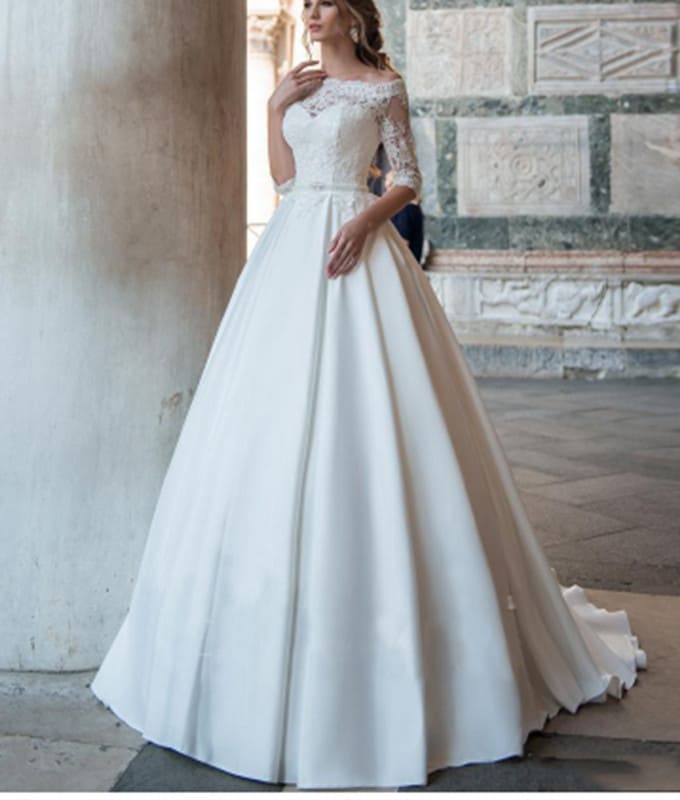 vestidos de novia sencillos y elegantes