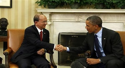 President Obama and President Thein Sein