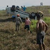 Duas pessoas feridas em capotamento na rodovia que liga Campos a São Francisco de Itabapoana