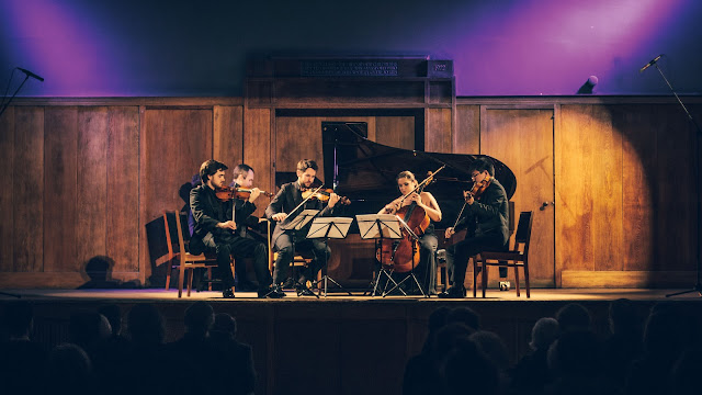 SImon Callaghan and the Piatti Quartet at Conway Hall