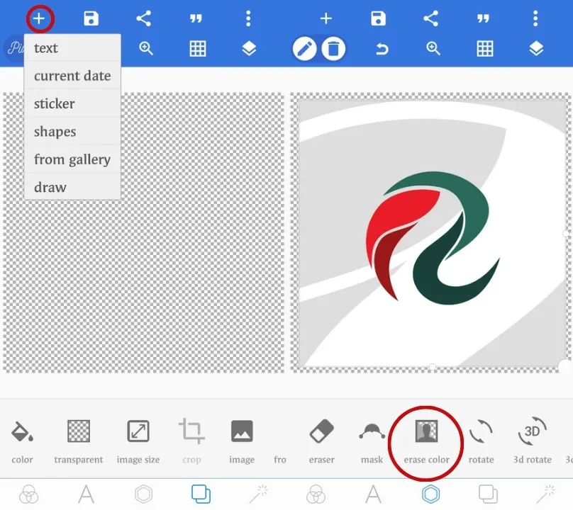 cara ubah warna logo