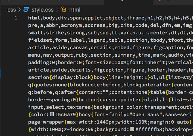 Sass Compile Compressed or minify