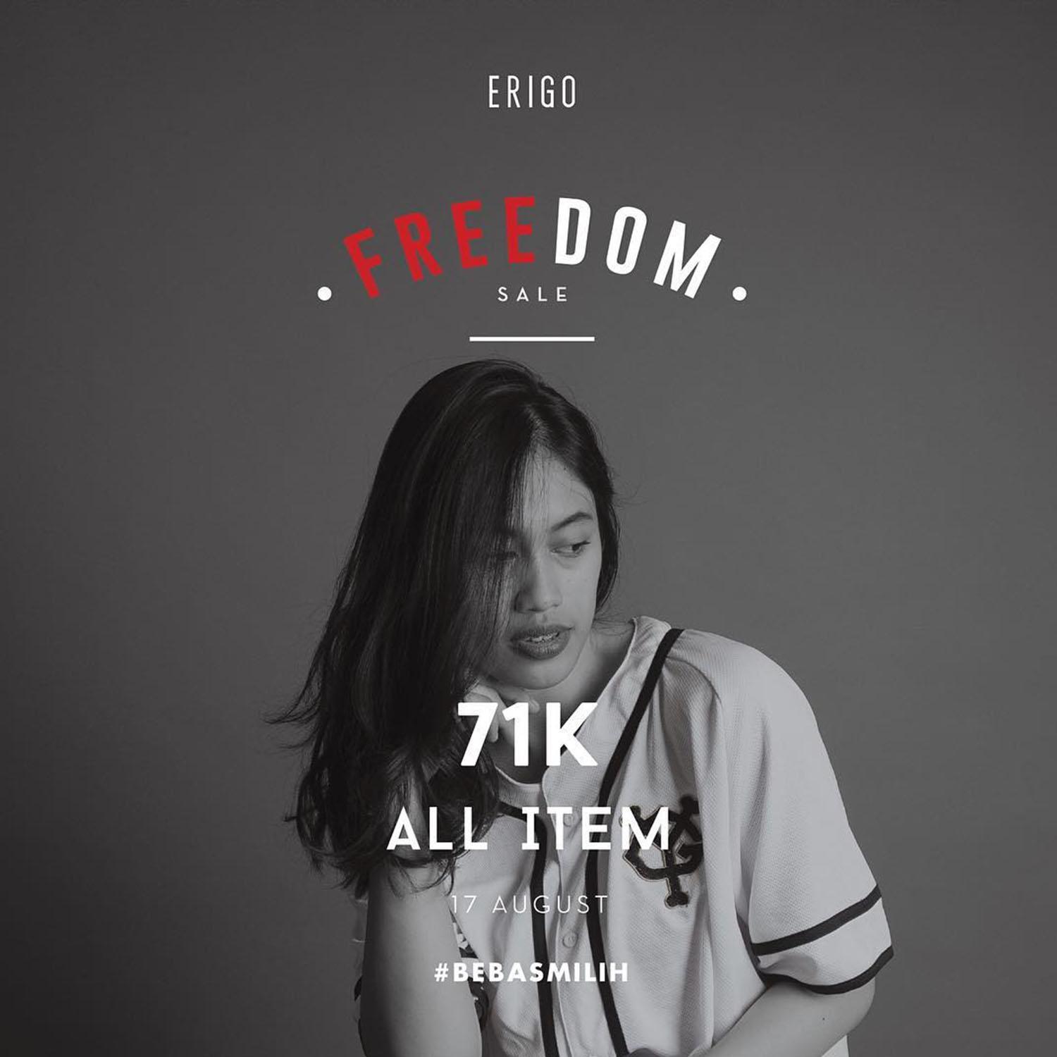 NHBL Erigo  Exhibits Indonesian  Love with Freedom Sale