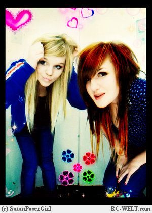 emo hair color pictures. Blonde Emo Hairstyles For