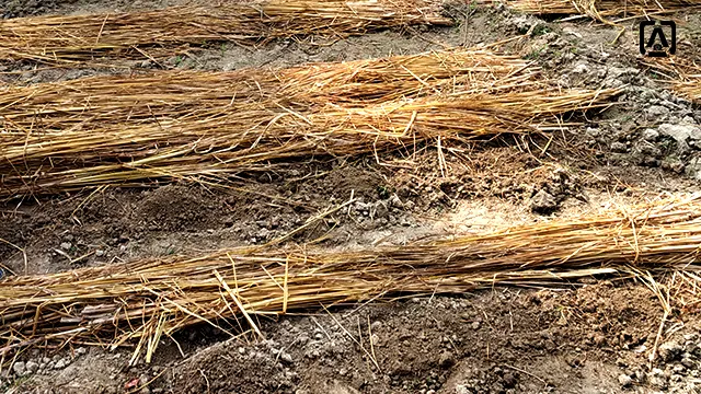 Straw used for mulching