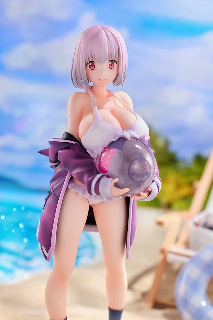 Figura 1/7 de Rikka Takarada en bañador por Alphamax, basada en SSSS.GRIDMAN, con pose natural