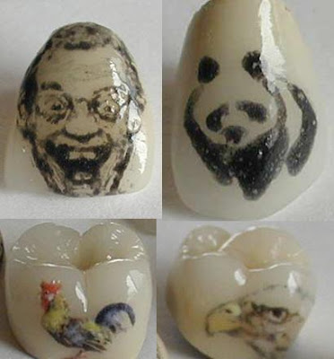 Unusual and Creative Tattoos on Teeth