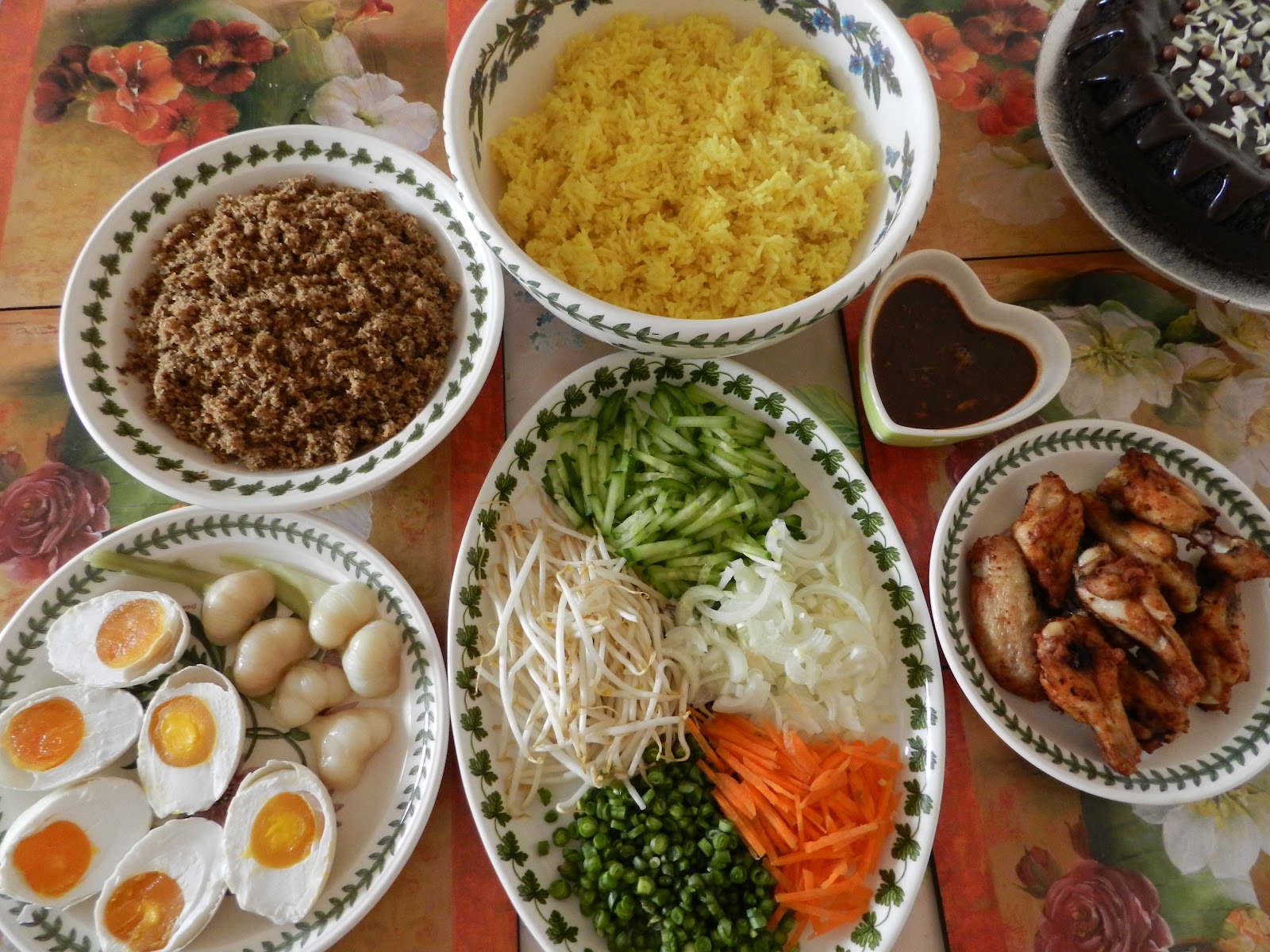 Taste of Love Nasi kerabu kuning 