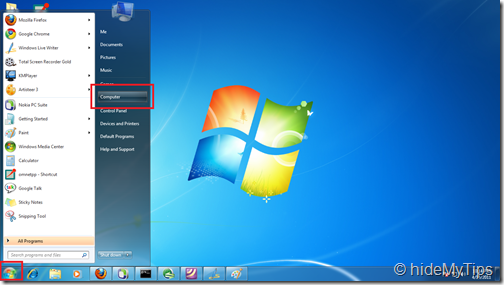 Checking Hard Drive Free Space in Windows 7