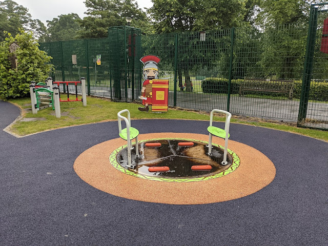 Roman themed playground at Callendar House