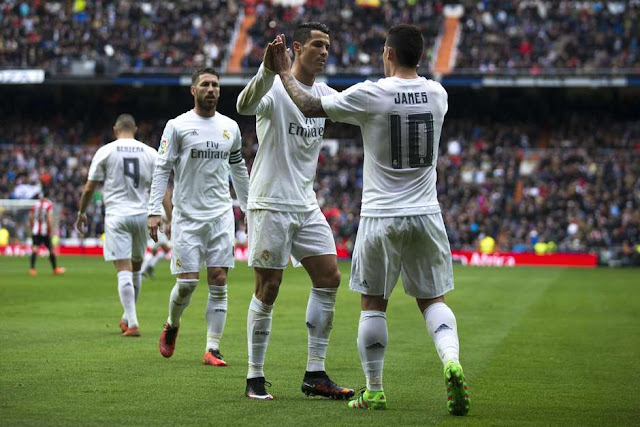 Real Madrid faz 4 e vence Athetic de Bilbão