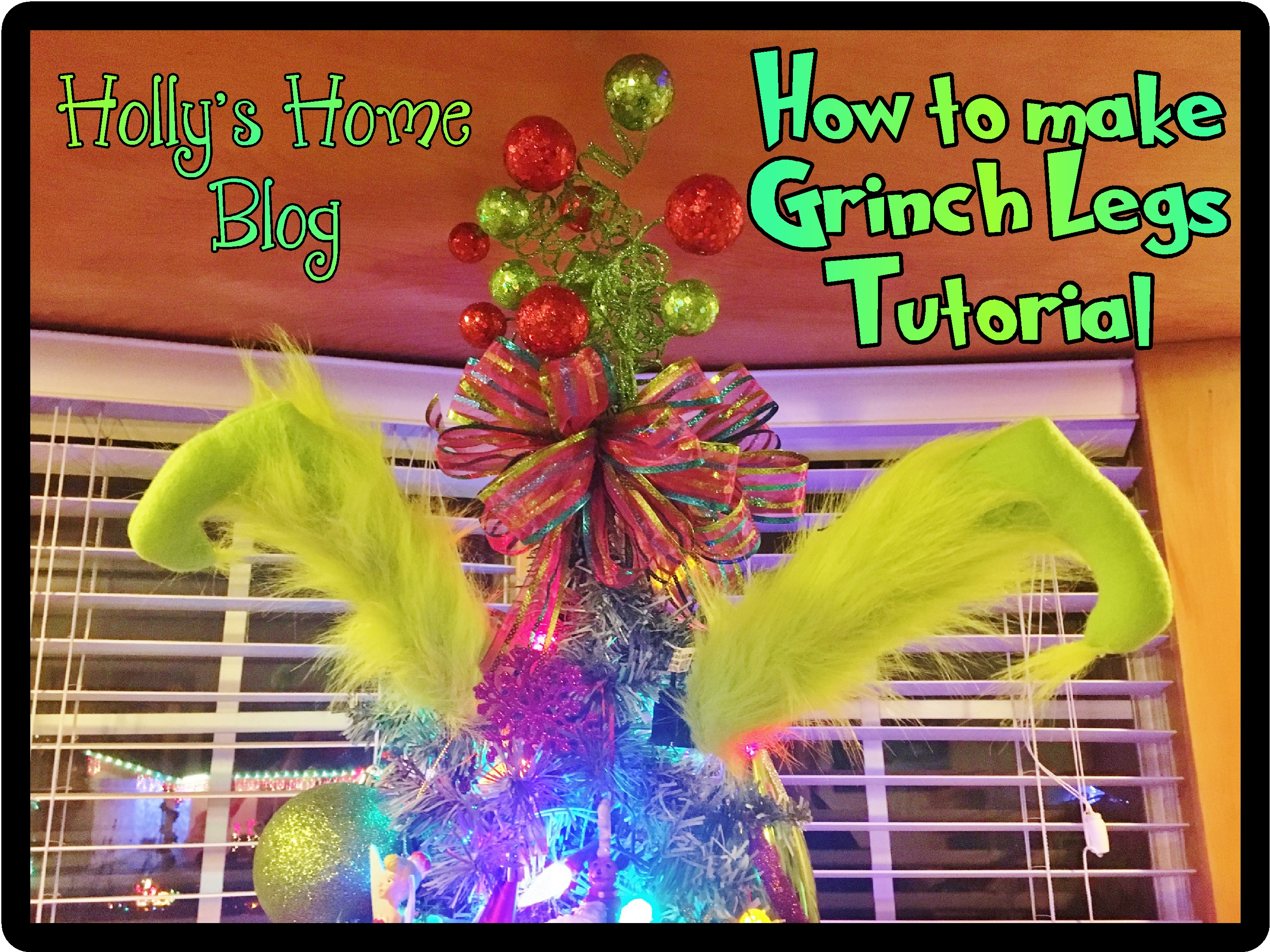 Grinch Christmas Tree Tutorial 