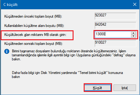 Windows 10’da Disk Bölme ve Yeni Disk Bölümü Oluşturma Nasıl Yapılır?