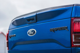 Tailgate of 2017 Ford F-150 Raptor