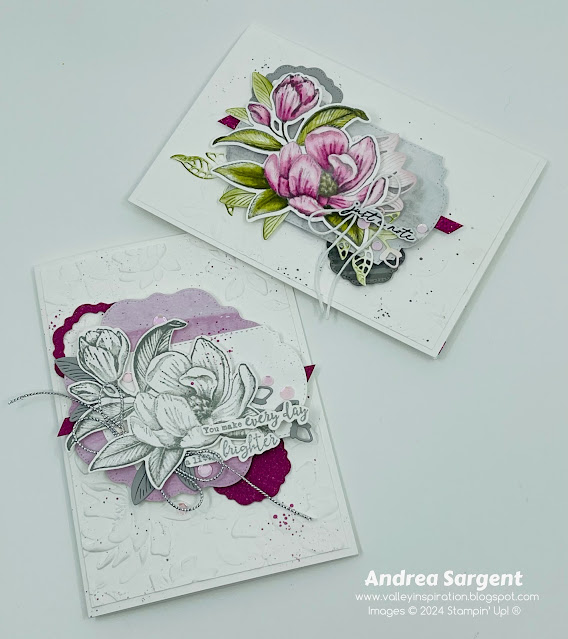 Creating gorgeous Smoky Slate Magnolia Mood cards is a wonderful way to show someone how much you appreciate them.