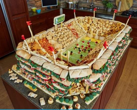 football Fields that are eaten