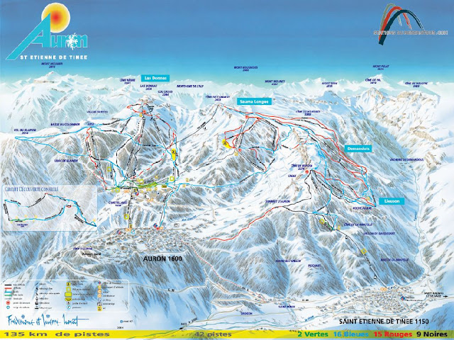 Ski Europe Map