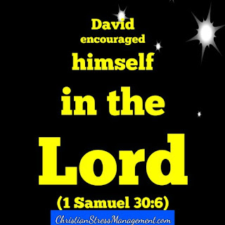 David encouraged himself in the Lord (1 Samuel 30:6)