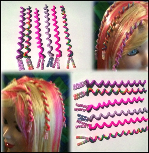 Trendy Amazing Hair Wraps: Look at the new spiral hair wrap!
