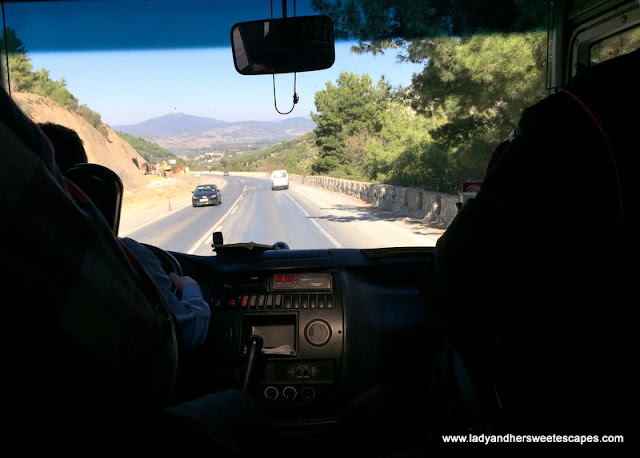 road to Selcuk from Pamukkale