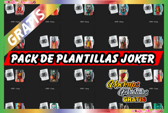 Diseño para tazas de Jokers