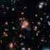 A rare find of a galaxy with a very rapid star formation at the center. 