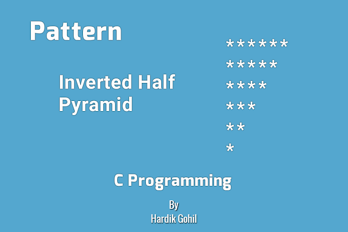 C Program to Print Inverted Half Pyramid Using *