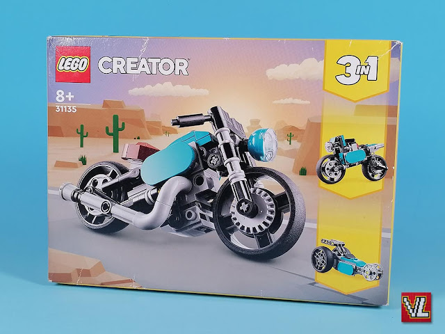 Set LEGO® Creator 3in1 31135 Vintage Motorcycle (Mota Vintage)