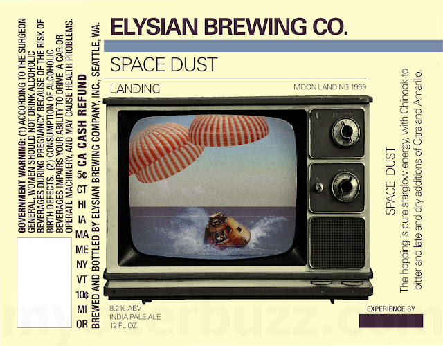 Elysian Adding Space Dust 1969 Moon Landing Packaging - Lift Off & Landing