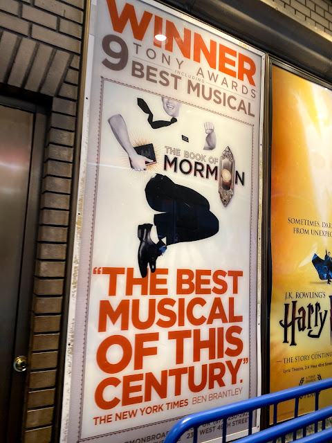 Book of Mormon Musical Shubert Alley Poster Broadway