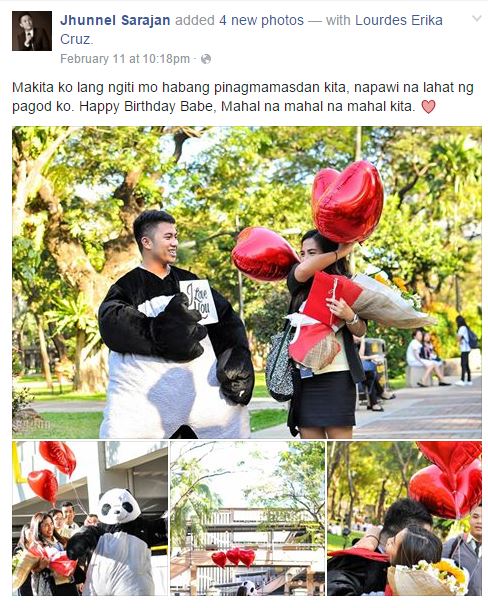 Boyfriend jumps into a panda suit and did this to his girlfriend! Best Valentine's surprise EVER! 