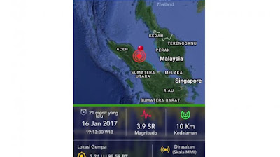 TERKINI !! Gempa 5,6 SR Guncang Kota Medan Warga Berhamburan Keluar Rumah - Commando
