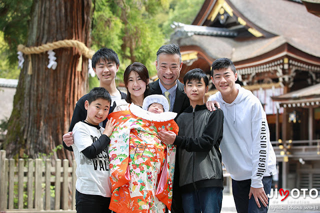 大神神社でお宮参り出張撮影