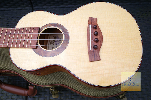 Martin Beck Spruce Mahogany Concert Ukulele body