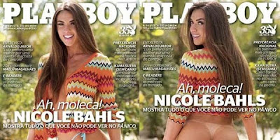 Nicole Bahls pelada na Playboy