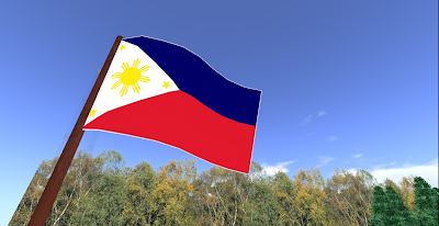 Second Life Screenshot - Philippine Flag