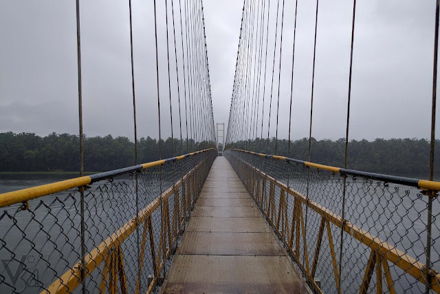 Sharavathi hanging bridge near Upponi