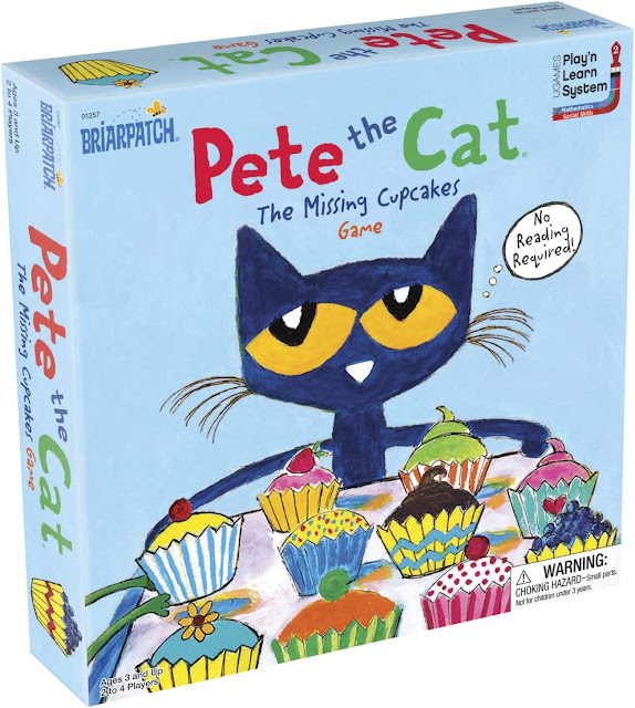 pete the cat missing cupcakes box cover.