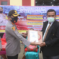 Minggu Kasih,Polres Sergai Berikan Bantuan Sembako Kepada Jemaat Gereja Pentakosta Indonesia
