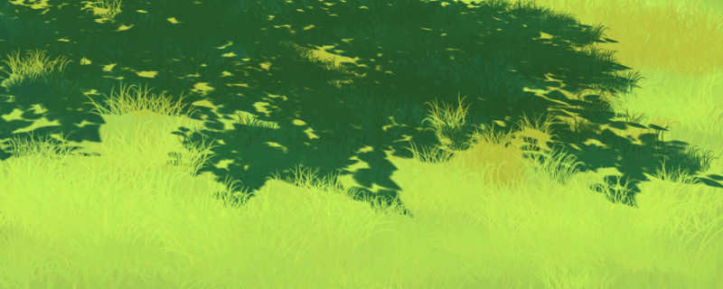 beauty landscape anime with grass 14176113 Vector Art at Vecteezy