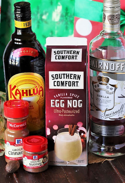 Eggnog White Russian Ingredients Image